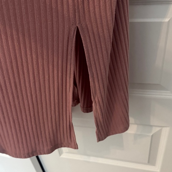 Stars Above Ribbed Knit Robe/Cardigan in Soft Pink - Picture 5 of 6